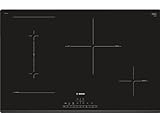 Bosch Serie 6 PVS831FC5E hobs Negro Mesa Con - Placa (Negro, Mesa, Con placa de inducción, 1400 W, Alrededor, 14,5 cm)