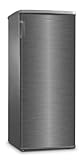 INFINITON CV-A122I - Congelador Vertical, 140 litros, Inox, Cíclico, 4 cajones + 1 compartimiento Flap, Calse A++/E