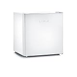 SEVERIN Mini congelador con 4 estrellas de congelación, congelador pequeño con estante intermedio, congelador bajo para hogares con poco espacio, 32 litros, blanco, GB 8882
