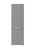 Beko RCSA300K30SN - Combinación de nevera y congelador independiente, 3 cajones, 38 dB, aspecto de acero inoxidable