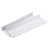 Sumnacon Juego de 2 estantes flotantes de aleación de aluminio montados en la pared, color blanco