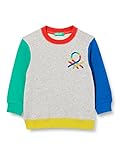 United Colors of Benetton Camiseta G/C M/L 3J70G104B Sudadera DE Cuello Redondo DE Manga Larga, Multicolor 901, 18 Meses para Niños