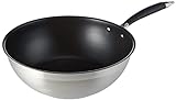 Amazon Basics - Sartén wok, con recubrimiento antiadherente (28 cm)