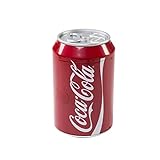 Coca-Cola Mini Nevera Cool Can 10 en Lata óptica para Enfriar y Calentar Bebidas y Alimentos, 12/230V - 9 L, Rojo