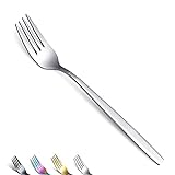 Berglander-Juego de 6 Tenedores de Mesa de Acero Inoxidable, Tenedores y cucharas de Cubiertos, cucharas y Tenedores