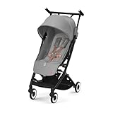CYBEX Gold Sillita de paseo Libelle con sistema de arnés One-Pull, De 6 meses a 4 años aprox (máx. 22 kg), Ligero (sólo 6 kg), Lava Grey (Gris)