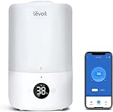 LEVOIT 3L Top-Fill Humidificador a Bebés para Aliviar Mocos con 25H, Ultrasónico de Vapor Frío y Difusor Compatible con Alexa y APP,