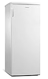 INFINITON CV-A122B - Congelador Vertical, Blanco, 140 litros, Cíclico, 4 cajones + 1 compartimiento Flap, Calse A++/E