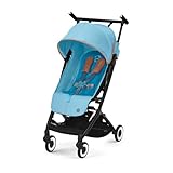 CYBEX Gold Sillita de paseo Libelle con sistema de arnés One-Pull, De 6 meses a 4 años aprox (máx. 22 kg), Ligero (sólo 6 kg), Beach Blue (Azul)