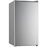 Frigelux – Mini frigorífico bajo – Mesa Top R0TT91SF – 91 L con Freezer 8 L – Puerta reversible – Colocación libre – Inox)
