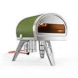 Roccbox de Gozney Horno de Pizza Portátil para Exteriores - Incluye Pala para Pizza de Calidad Profesional - Horno de Pizza de Leña y Gas - Con una Funda Protectora de Silicona y Termómetro