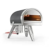 Roccbox de Gozney Horno de Pizza Portátil para Exteriores - Incluye Pala para Pizza de Calidad Profesional - Horno de Pizza de Leña y Gas - Con una Funda Protectora de Silicona y Termómetro