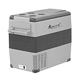 Alpicool CF55 55 Litros Nevera Portátil Eléctrica Refrigerador de Coche 12V 24V mini frigorífico CA 220v para Hogar, Camping, Viajes, Automóvil, 20ºC a 20ºC