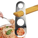 ZoeTekway Medidor de Espaguetis de 4 Agujeros de medición de Acero Inoxidable para cocinas Familiares, Herramientas de Ayuda, restaurantes