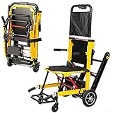 Elevadores de escaleras eléctricos para ancianos discapacitados, silla de ruedas para subir escaleras, elevadores de escaleras evacuación plegables, silla de ruedas que puede subir y bajar escaleras