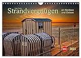 Strandvergnügen - an Nordsee und Ostsee (Wandkalender 2023 DIN A4 quer), Calvendo Monatskalender